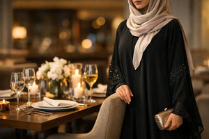 Abaya für Dinner Einladung stilvoll wählen