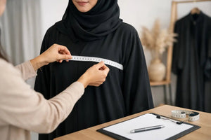 Abaya Größe richtig messen in 5 Schritten