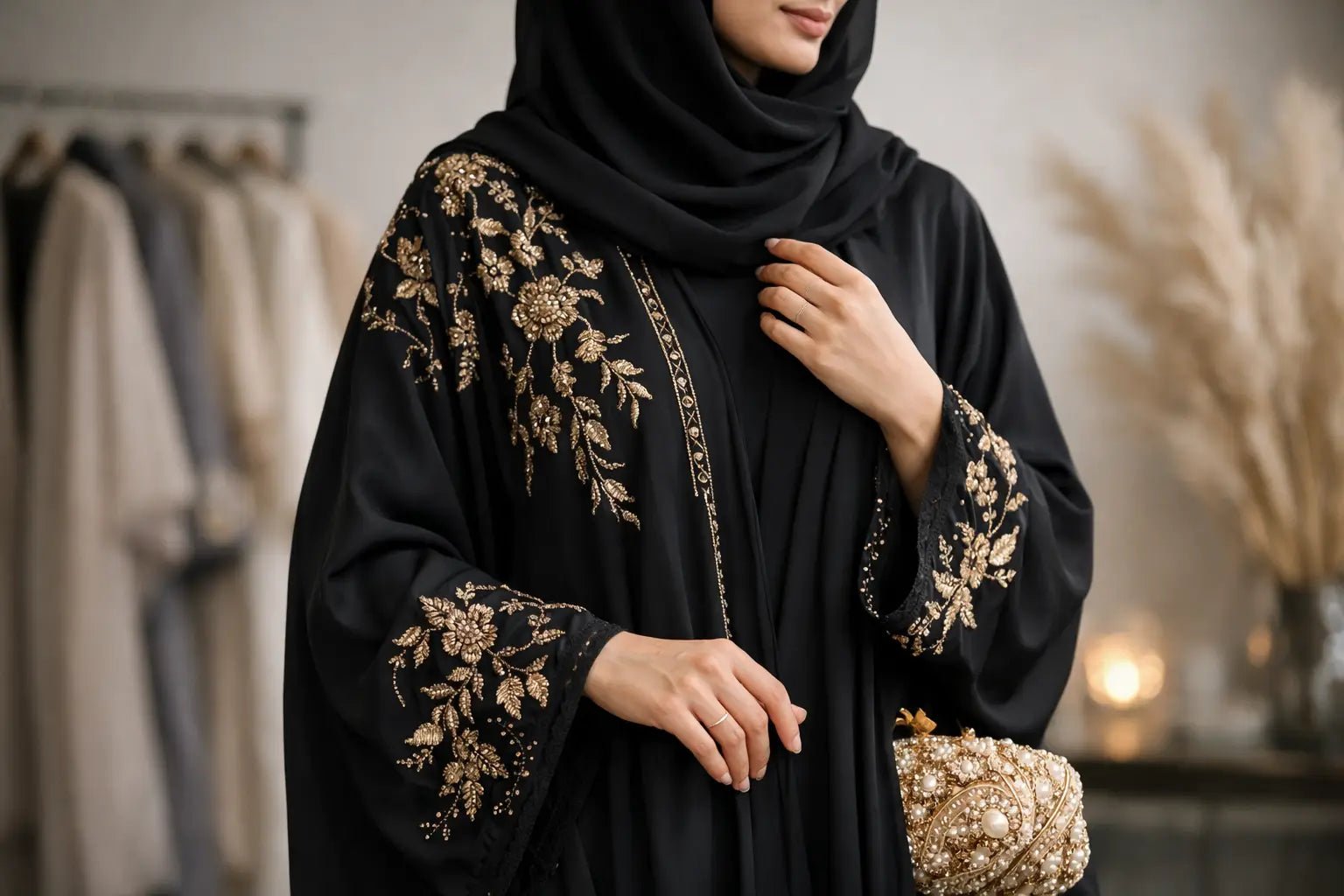 Abaya mit Stickerei stilvoll richtig wählen