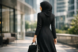 Abaya mit taillierter Silhouette stilvoll tragen