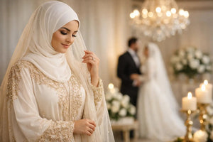 Festliche Abaya Hochzeit stilvoll wählen