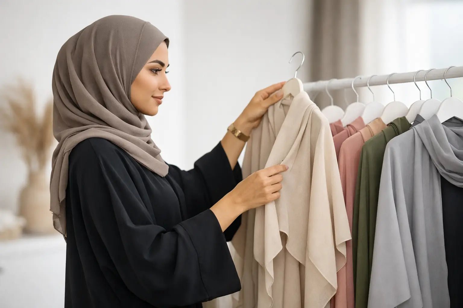 Hijab Farbe zur Abaya stilvoll wählen