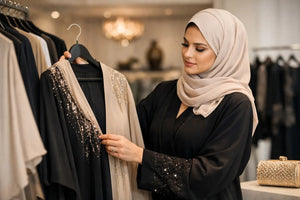 Luxus Abaya für Besuche elegant auswählen