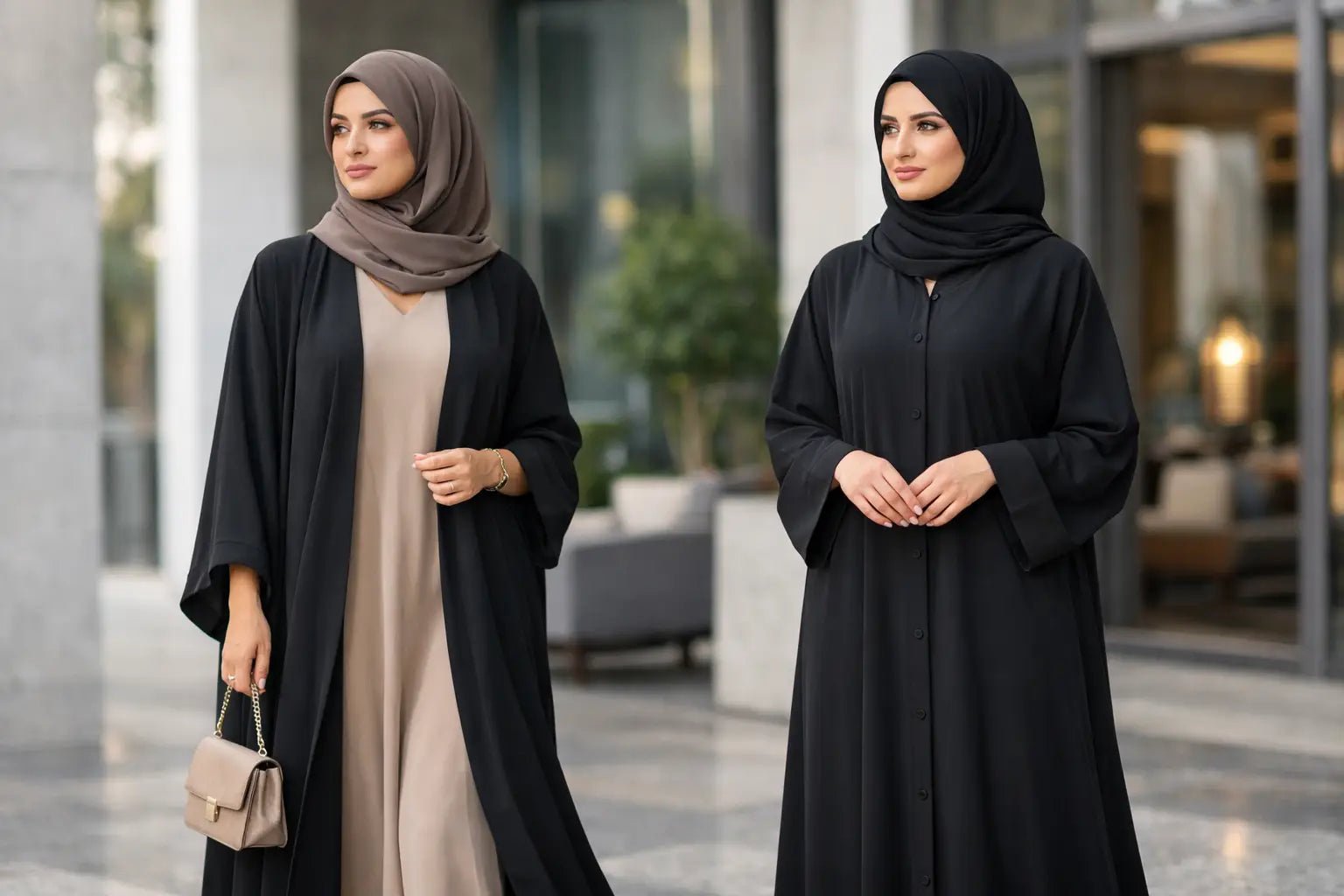 Offene oder geschlossene Abaya - was passt?