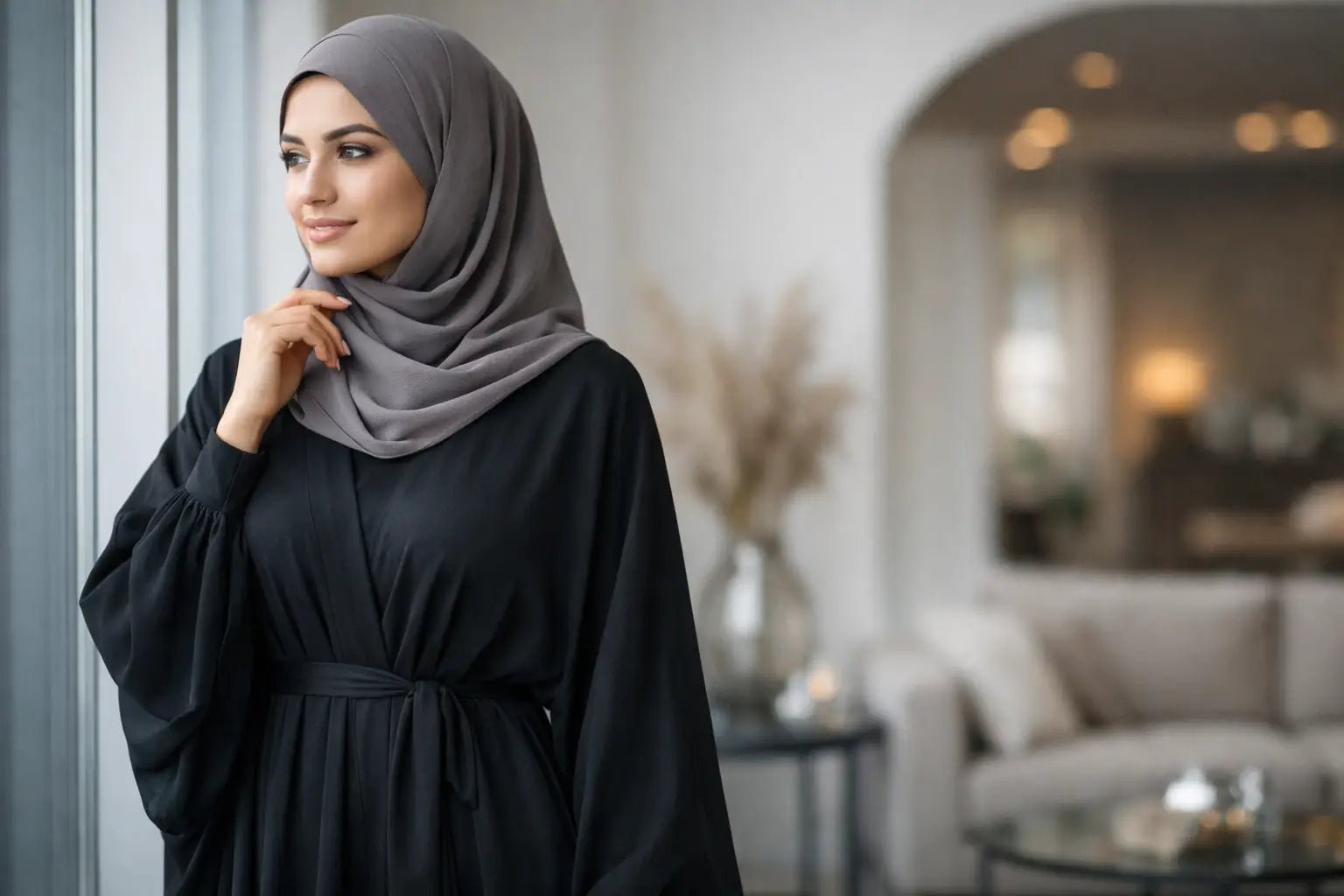 Welche Abaya kaschiert elegant und stilvoll?