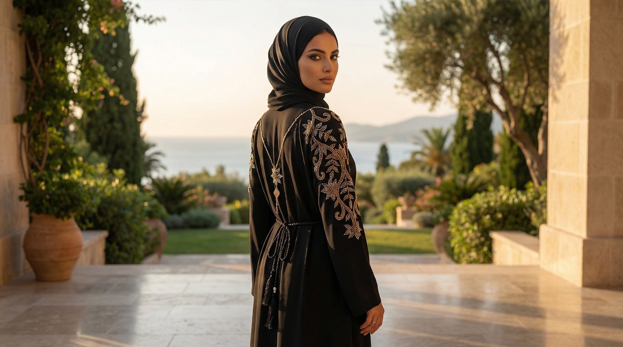 Abayas mit Stickerei - Abaya Couture