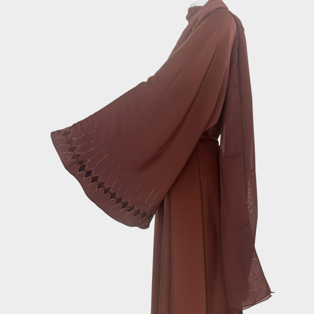 Elegante Abaya mit zartem Stickdesign - Abaya Couture