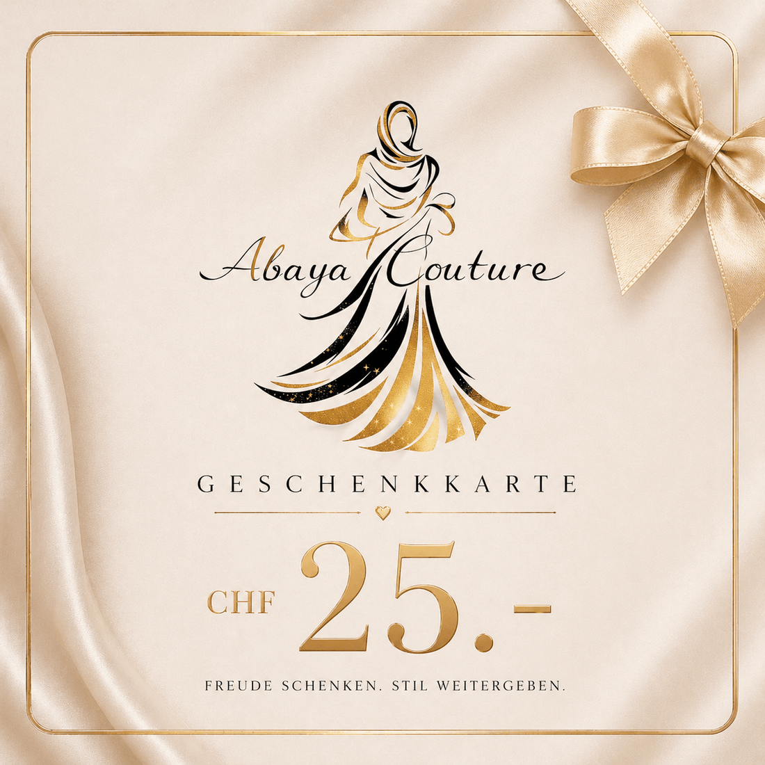 Geschenkgutschein - Abaya Couture