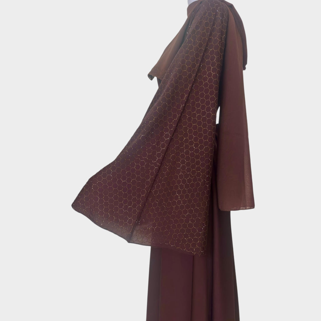 Stilvolle Abaya mit kunstvollen Ärmeln - Abaya Couture